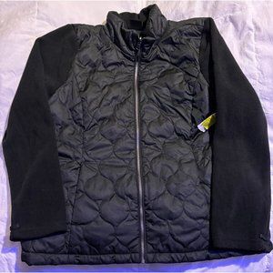 ZEROXPOSUR WOMEN'S BLACK ZIP FRONT SZ XL new with tags